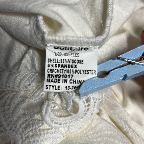 SOLITAIRE MEDIUM OFF WHITE MAXI SKIRT WITH SIDE SLITS New - Picture 10 of 10